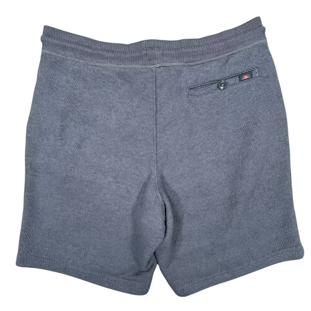 Faherty Organic Cotton Knit Shorts Mens XL Blue Dusk Drawstring Casual NWT